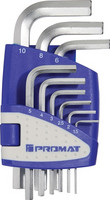 Sechskantwinkelschraubendrehersatz  PROMAT