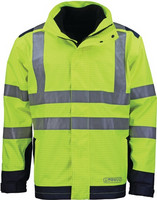 Wetter-, Flamm- und Warnschutzjacke  ASATEX